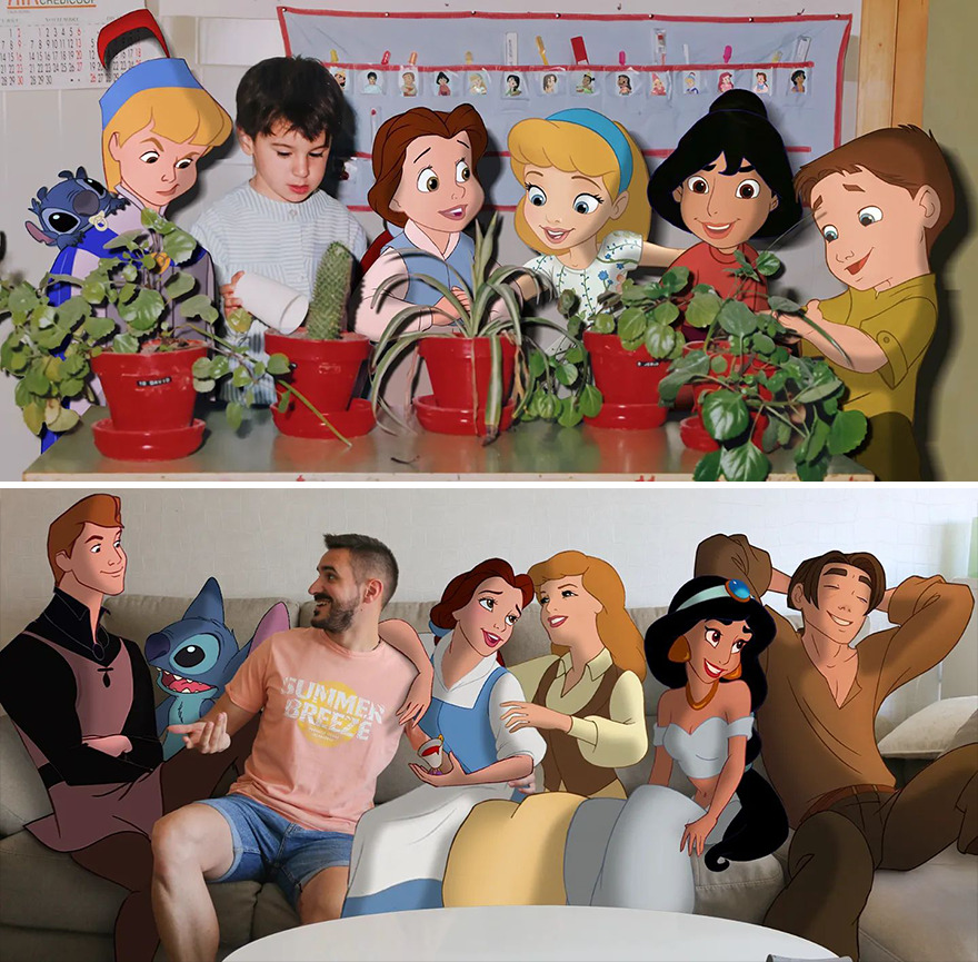 This Guy Continues To Put Our Favorite Animated Characters In His Pictures (21 New Pics)