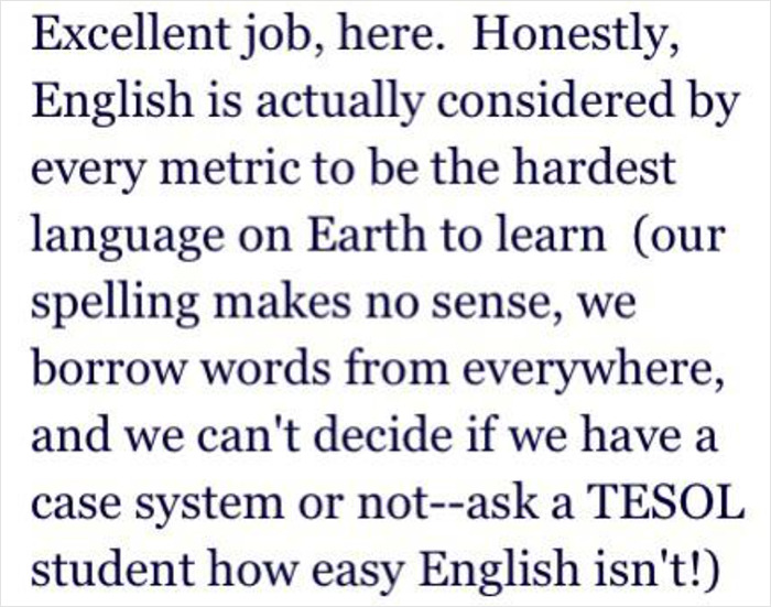 English Hardest Language