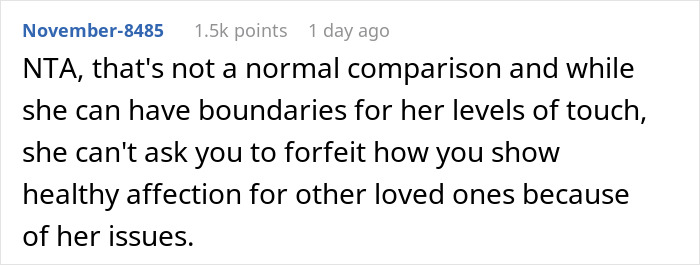 "Am I The Jerk For Hugging My Brother In Front Of My Wife, Despite Knowing That Makes My Wife Uncomfortable?"