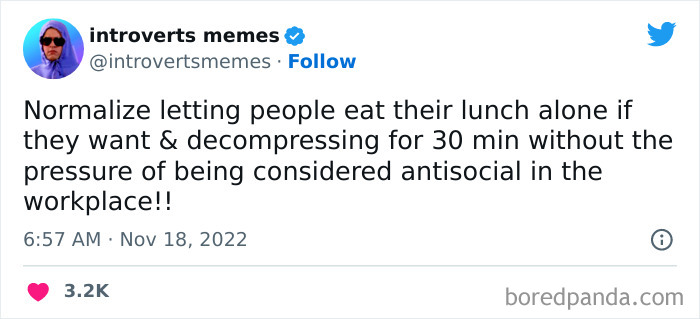 Sorry But Making Small Talk With Y’all *is* Work. On My Break, I Do Not Work