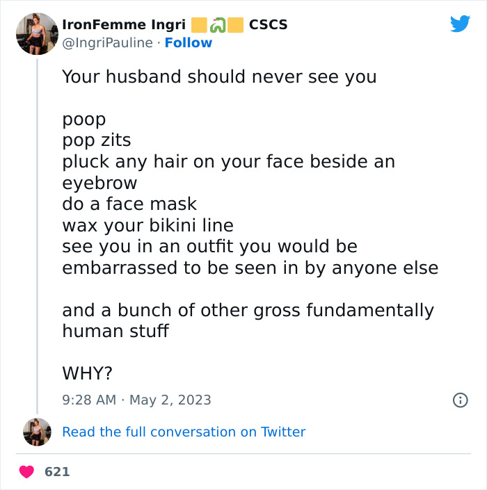 "My Husband Has Seen Me Cut Open": Twitter Comes After This Woman Who Shared What Women Should Never Do In Front Of Their Husbands