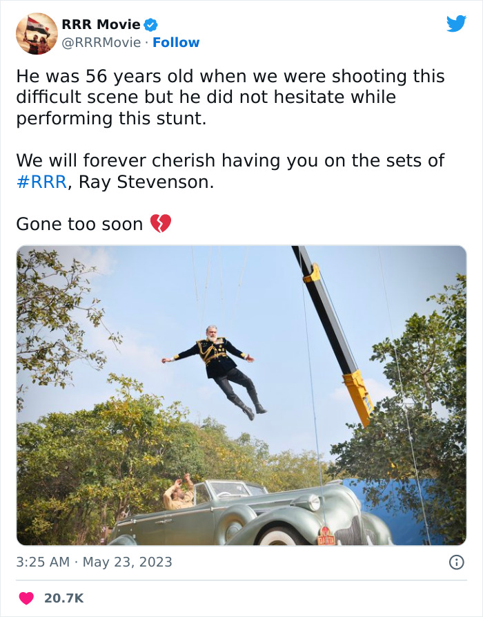 The World Is Deeply Saddened By Ray Stevenson’s Unexpected Death At Age 58 The World Is Deeply Saddened By Ray Stevenson’s Unexpected Death At Age 58