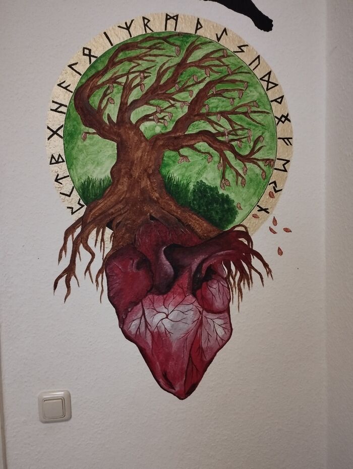 Just Painted It Onto My Wall