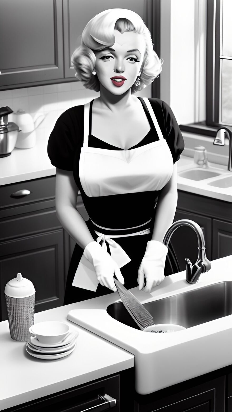 If Marilyn Monroe Was A Homemaker (12 Ai-Generated Pics)