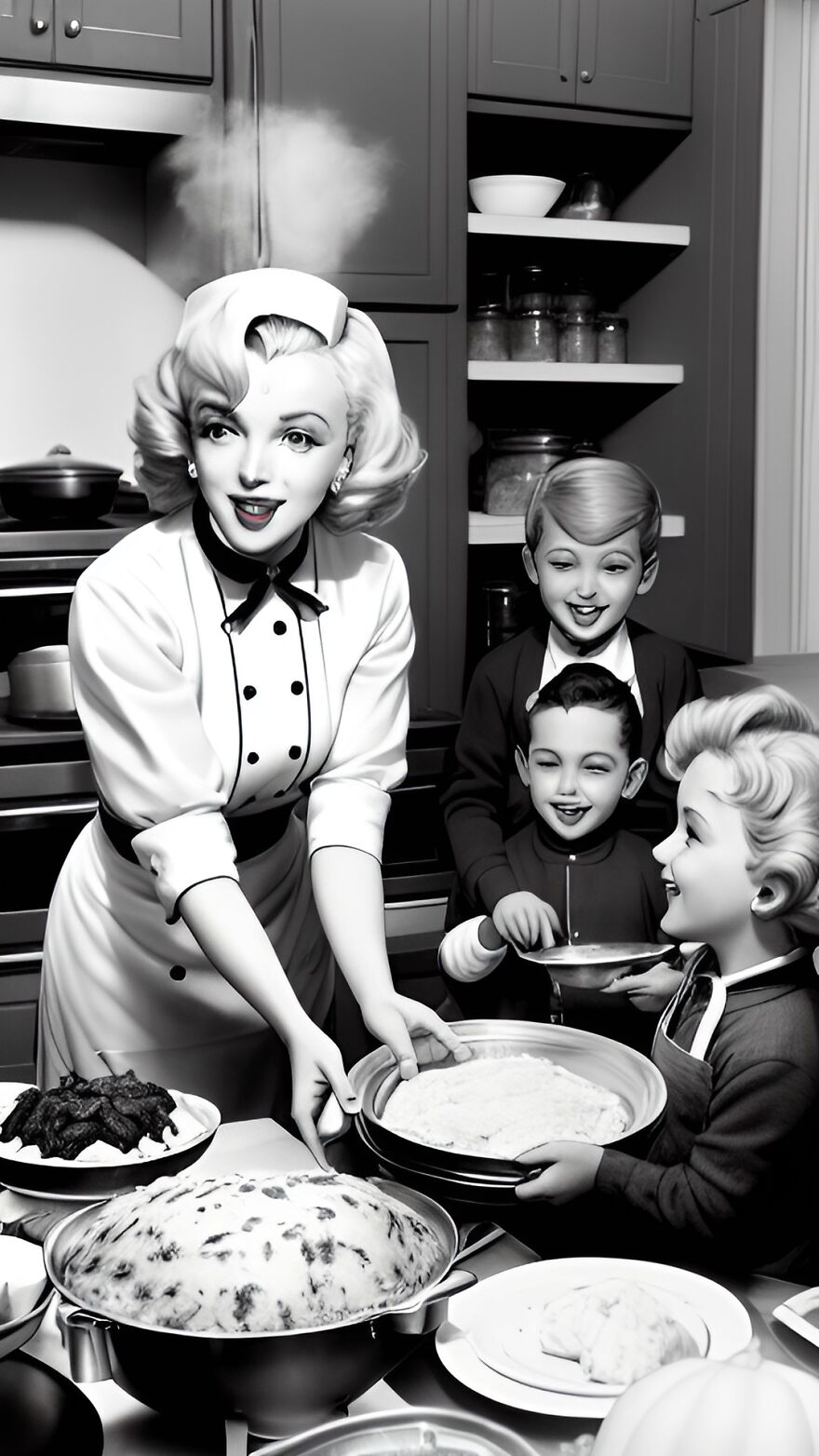 If Marilyn Monroe Was A Homemaker (12 Ai-Generated Pics)