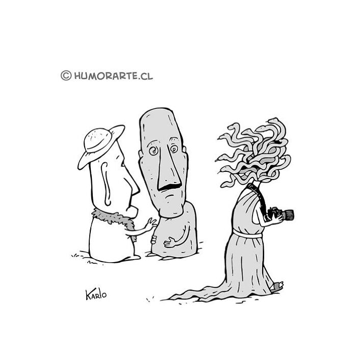 This Artist Continues To Make Humorous Comics Without Using A Single Word, And Here Are His 30 Newest Ones