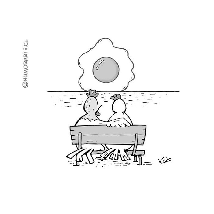 This Artist Continues To Make Humorous Comics Without Using A Single Word, And Here Are His 30 Newest Ones