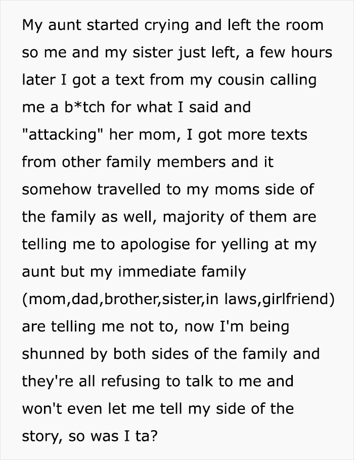 Plastic Surgeon Has Enough Of Aunt Bashing Her Profession And Idolizing Her Nurse Daughter, Viciously Mocks Both Of Them