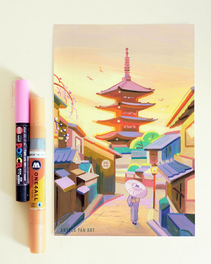 Yasaka Pagoda Sunrise