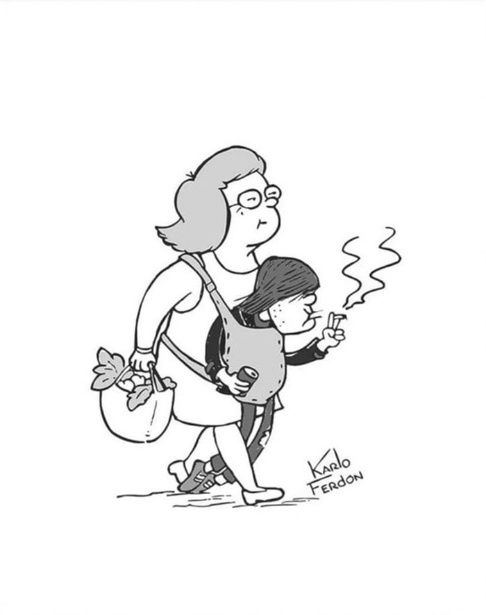 This Artist Continues To Make Humorous Comics Without Using A Single Word, And Here Are His 30 Newest Ones