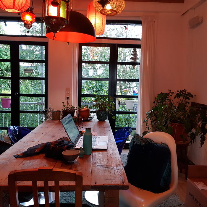 This Table Made Out Of Old Boat Wood From Texel (Island In The Netherlands)