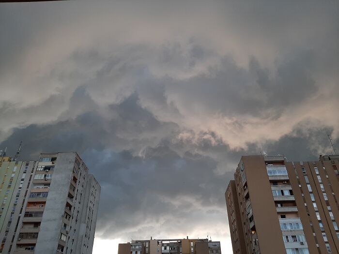A Stormy Cloud Over Pula, Croatia