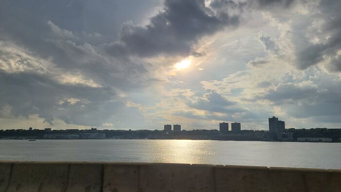 Went To Visit Grandma After She Was Able To Move Into A New Affordable Apartment Building For Elders. The View A Short Walk From The Building. Much Better Than The Old Place