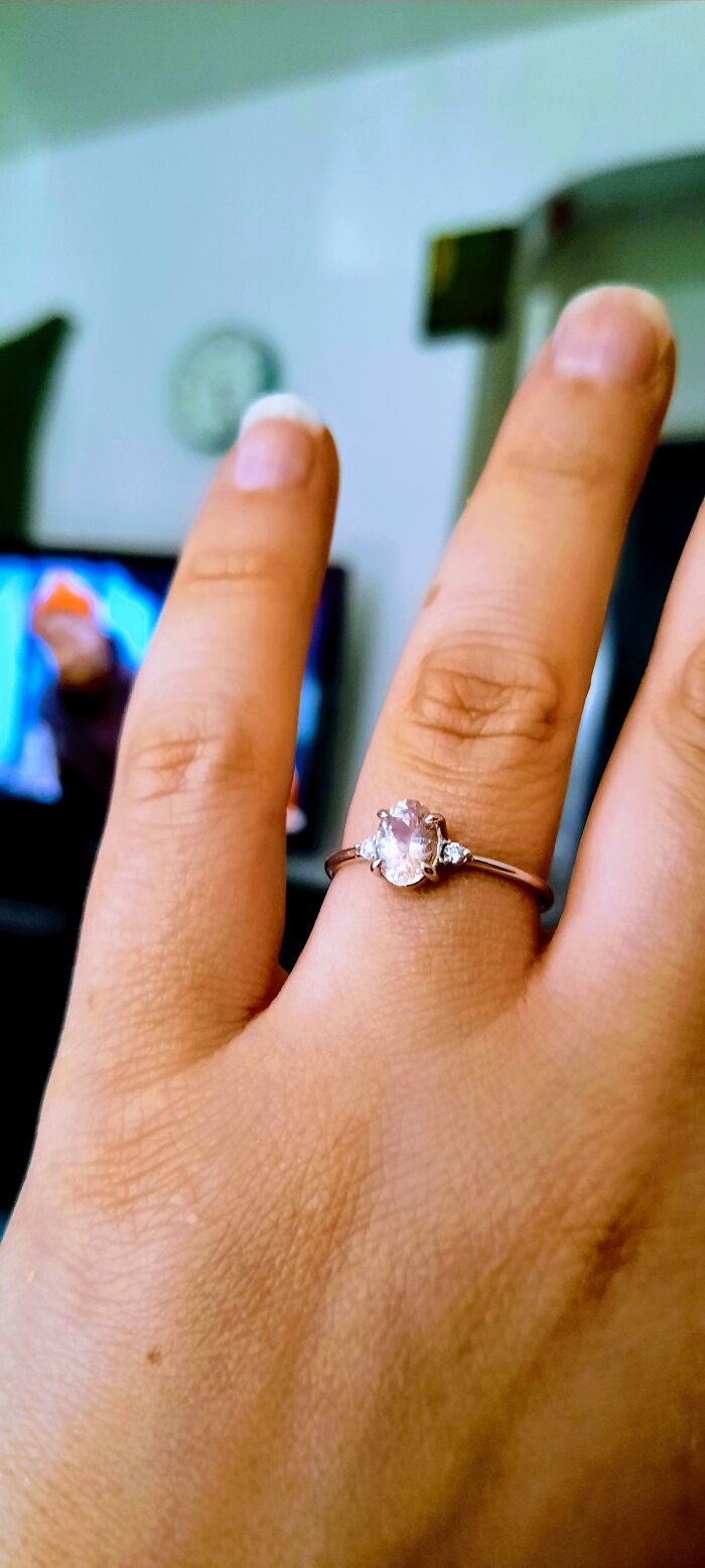 The Engagement Has Been Moved To My Other Hand For Now. I'm A Relapsed Alcoholic And We're Taking Time Apart So I Can Focus On My Recovery. But If You Know Or Are An Addict, You Know That Is Truly Loving Both Of You. 💕