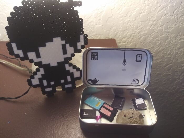 Mine's A Handmade Omori Altoids Tin!