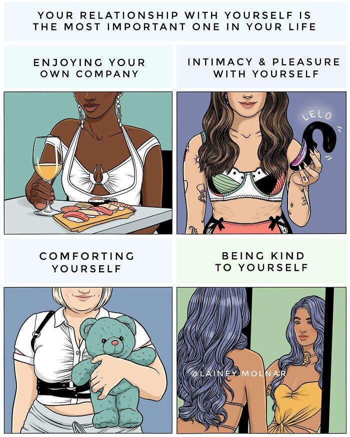 21 New Honestly Relatable Comics Revealing Societal Standards By Lainey Molnar