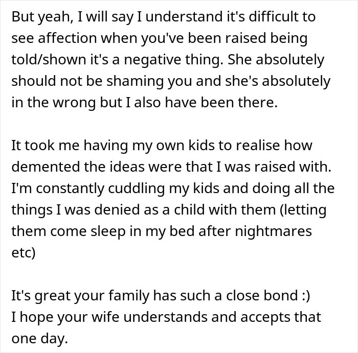 "Am I The Jerk For Hugging My Brother In Front Of My Wife, Despite Knowing That Makes My Wife Uncomfortable?"