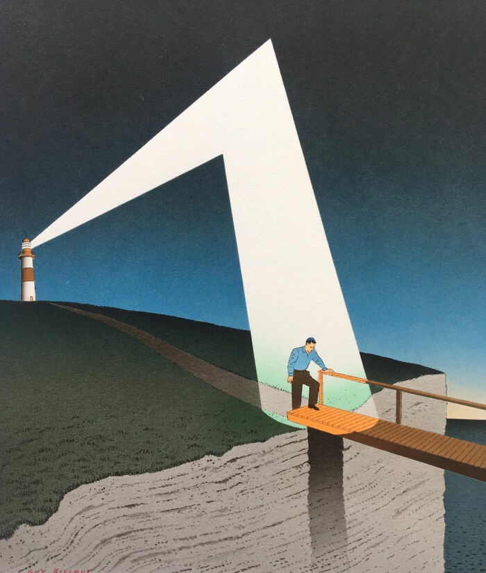 Meet Guy Billout's Brilliantly Ironic Illustrations That Transform The Ordinary Into The Extraordinary (New Pics)