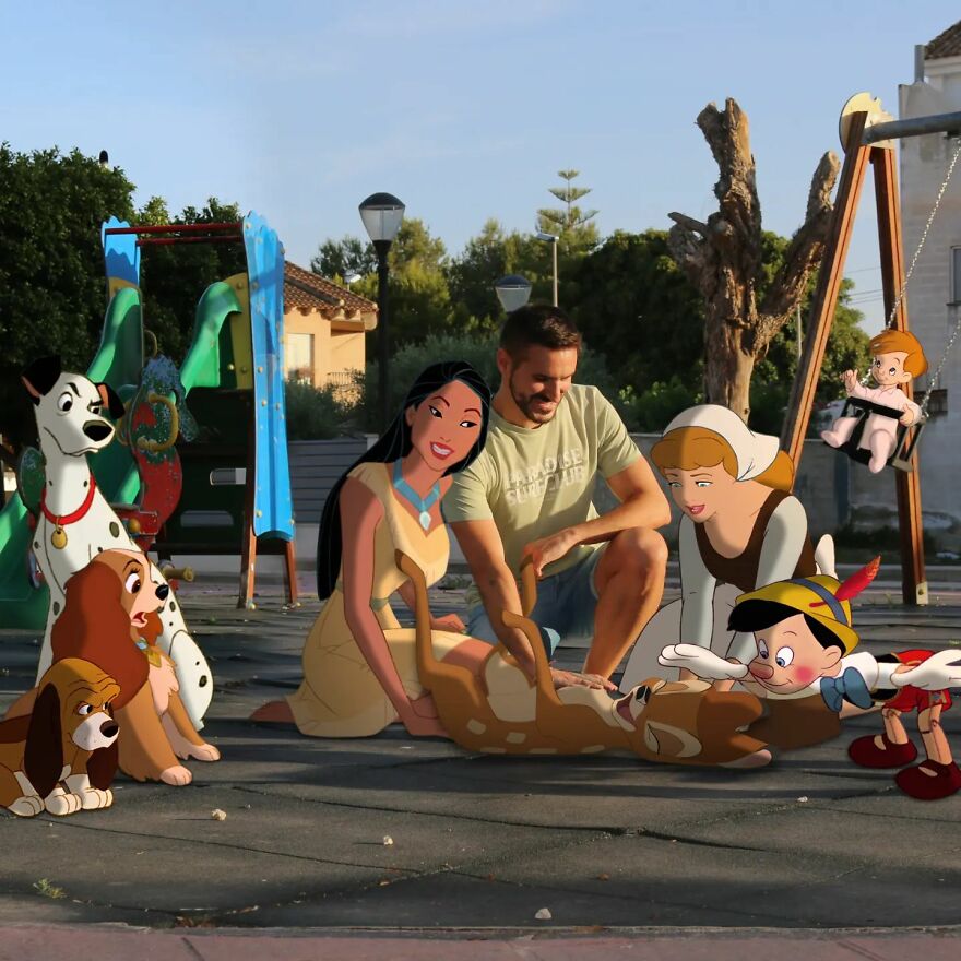 This Guy Continues To Put Our Favorite Animated Characters In His Pictures (21 New Pics)