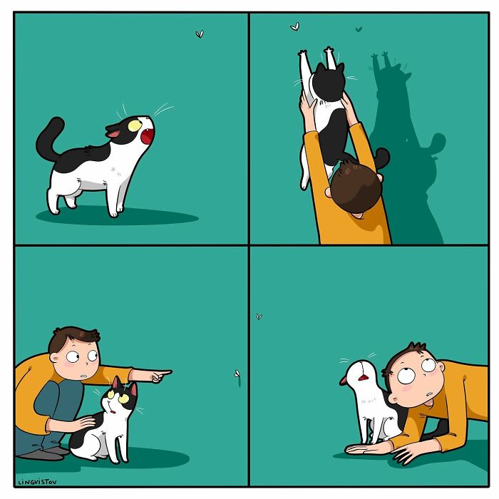 The Daily Realities Of Living With A Cat, Perfectly Captured By This Artist (40 New Pics)