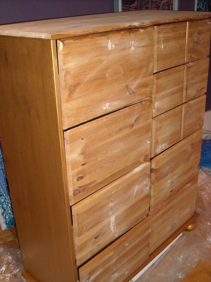 I Tried To Upcycle An Old Dresser To Earn Money And Failed Miserably