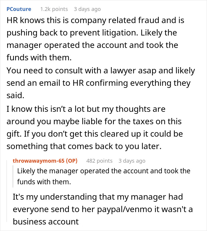 Woman Goes Back To Work After Grieving Her Daughter, Learns There Were Donations Collected For Her That She Never Got