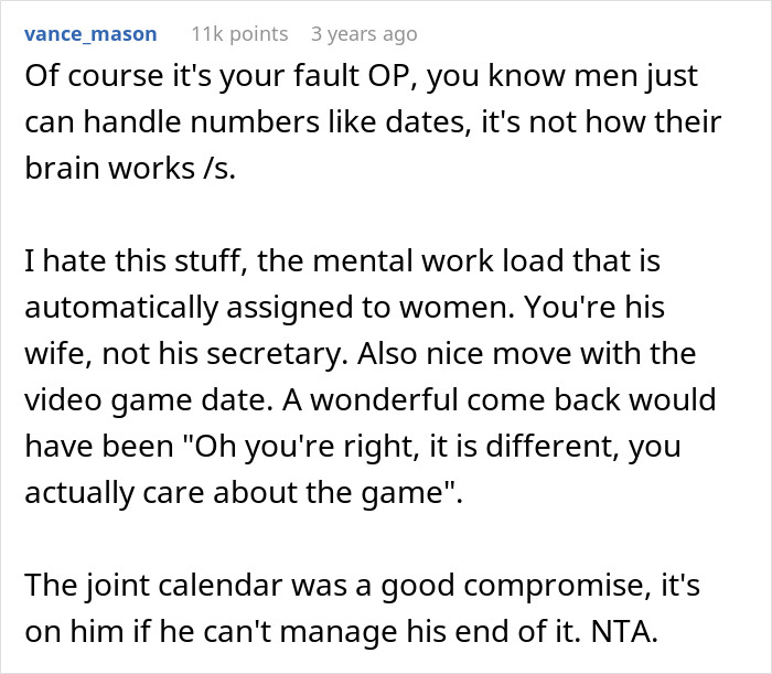 MIL Tells This Woman It's Her "Job" To Make Sure Her Husband Doesn't Forget Things, She Refuses To Be His Personal Reminder