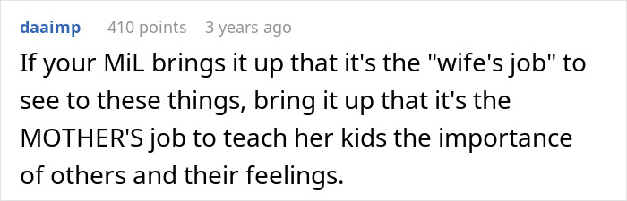 MIL Tells This Woman It's Her "Job" To Make Sure Her Husband Doesn't Forget Things, She Refuses To Be His Personal Reminder