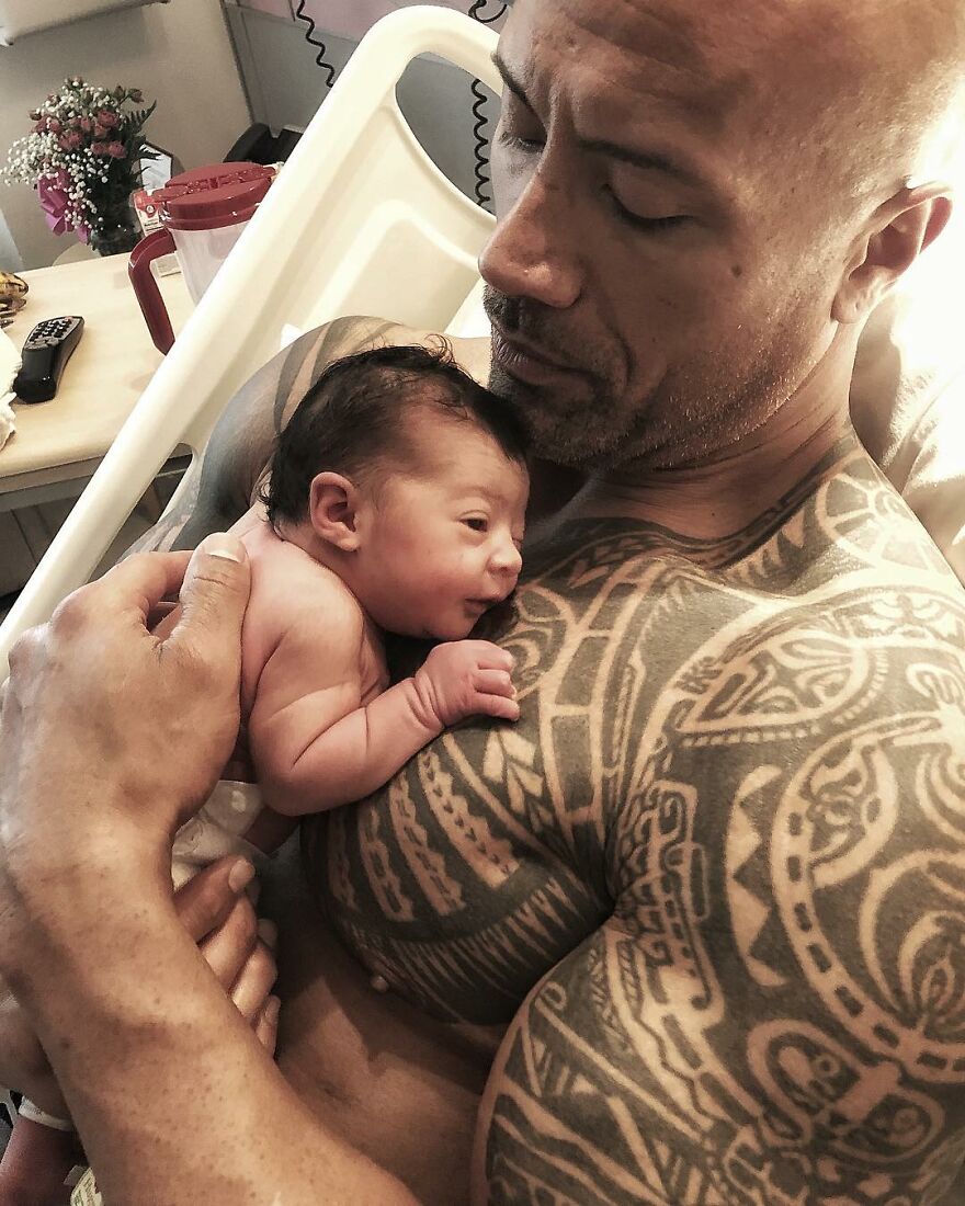 Study Reveals That Fathers Are Happier Than Mothers (25 Pics Of Celebrity Parents)