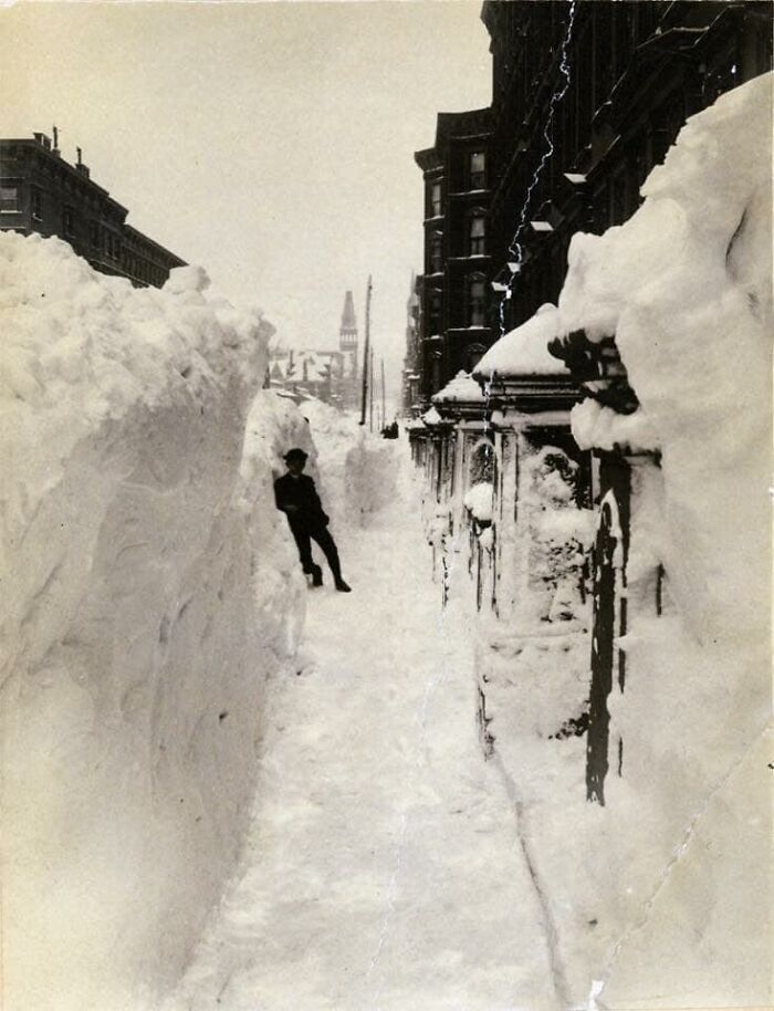 The great blizzard of 1888.