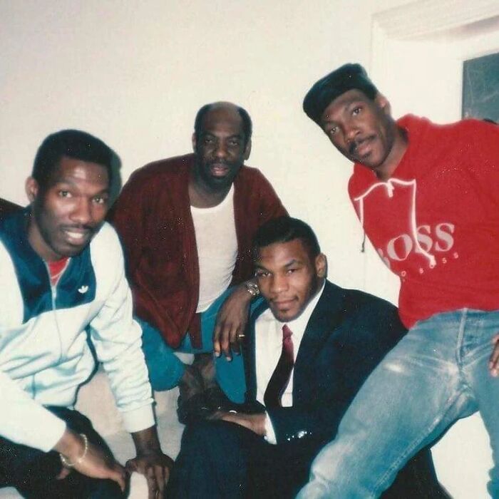 Mike Tyson, Eddie Murphy And Charlie Murphy, 1991