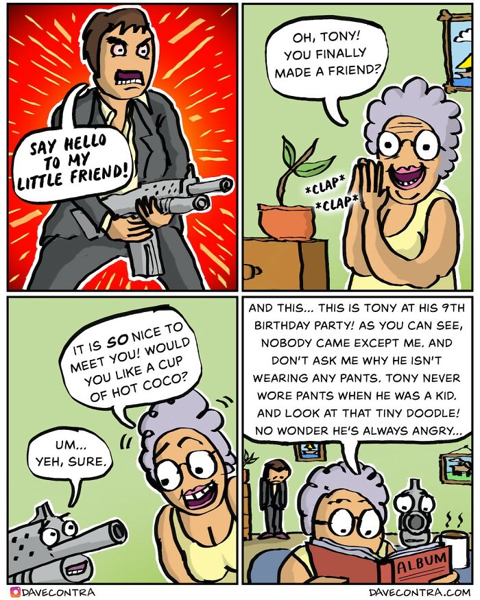 New Whimsically Dark Comics By Dave Contra That You Won’t Believe Your Eyes