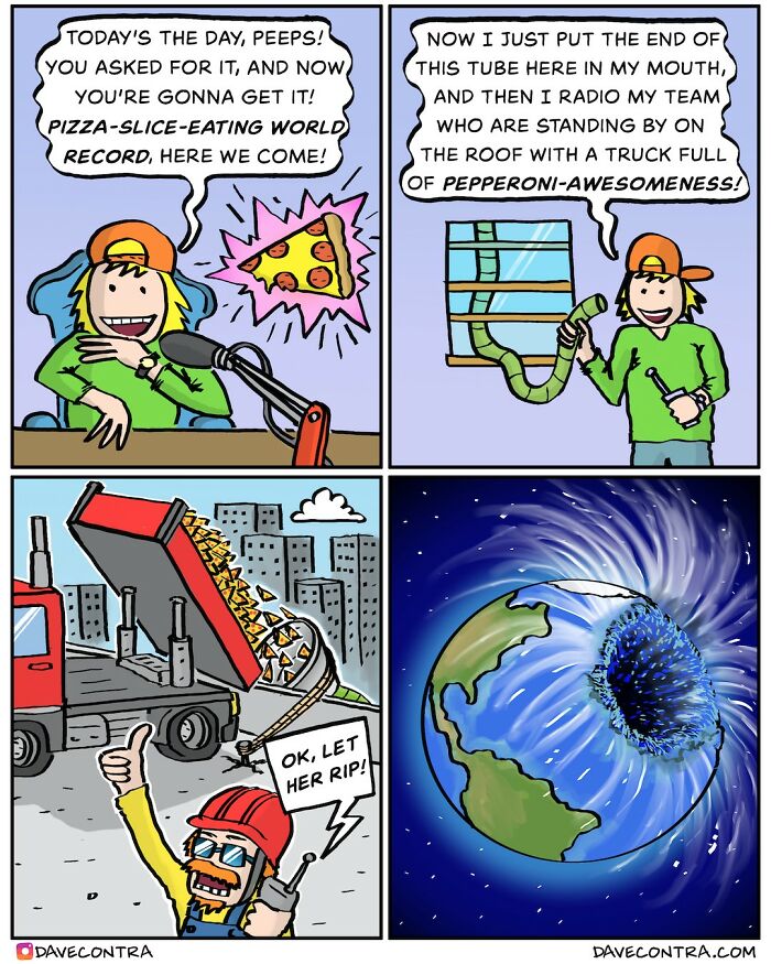 New Whimsically Dark Comics By Dave Contra That You Won’t Believe Your Eyes