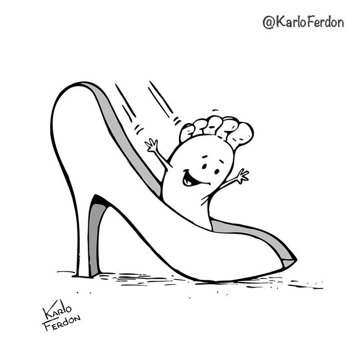 This Artist Continues To Make Humorous Comics Without Using A Single Word, And Here Are His 30 Newest Ones