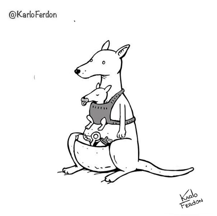 This Artist Continues To Make Humorous Comics Without Using A Single Word, And Here Are His 30 Newest Ones