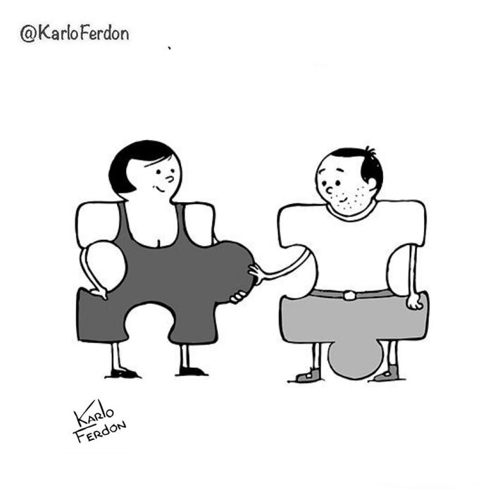 This Artist Continues To Make Humorous Comics Without Using A Single Word, And Here Are His 30 Newest Ones