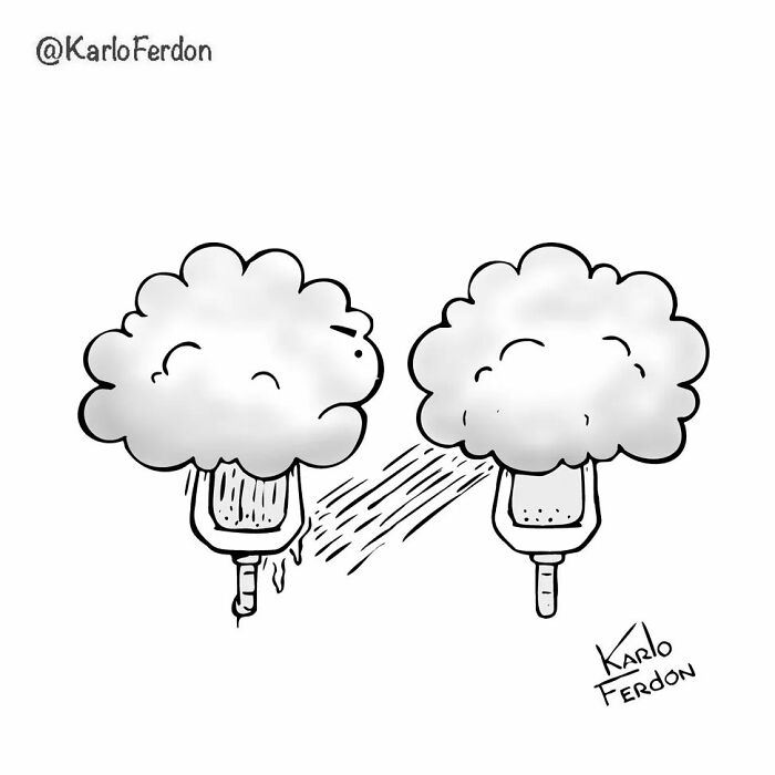 Artist’s 35 New Hilarious Silent Comics With Witty Twists