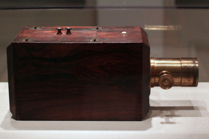 Wooden daguerreotype