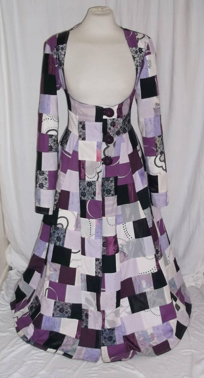 I Make Patchwork Coats From Recycled Fabrics (9 Pics)