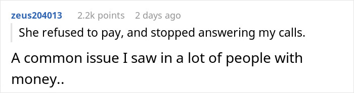 Web Designer Teaches Rich Woman A Lesson After She Thought She Could Just Get Away Without Paying