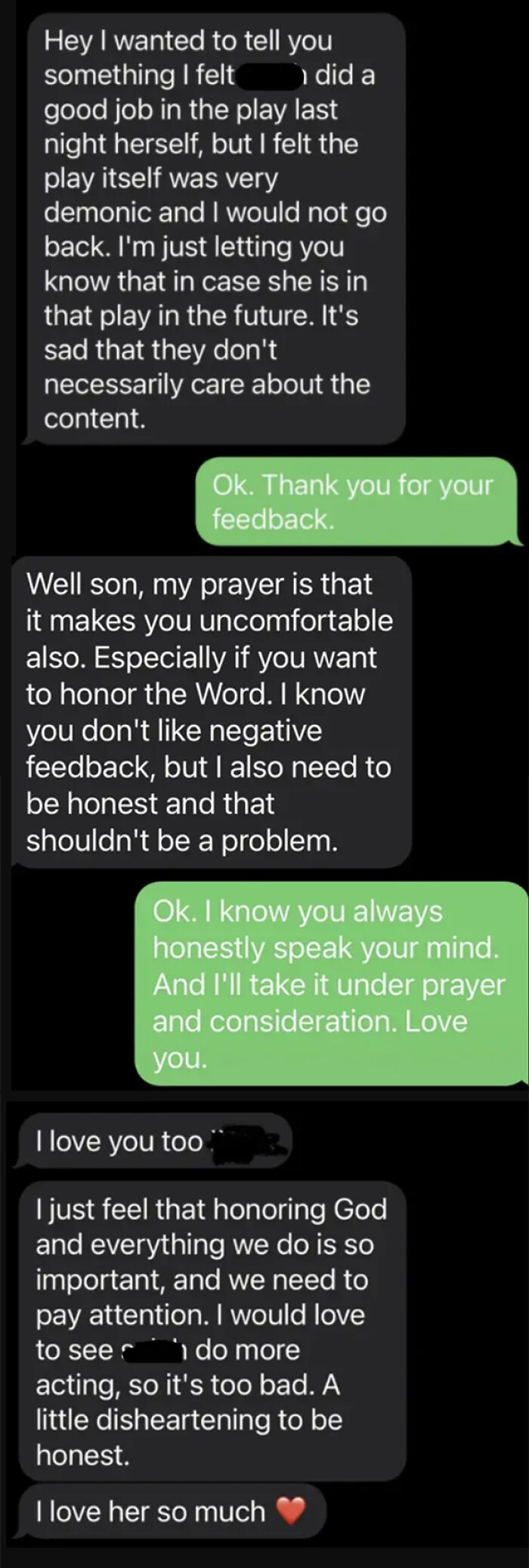 It Was The Tempest. The Play She Was In Was The Tempest