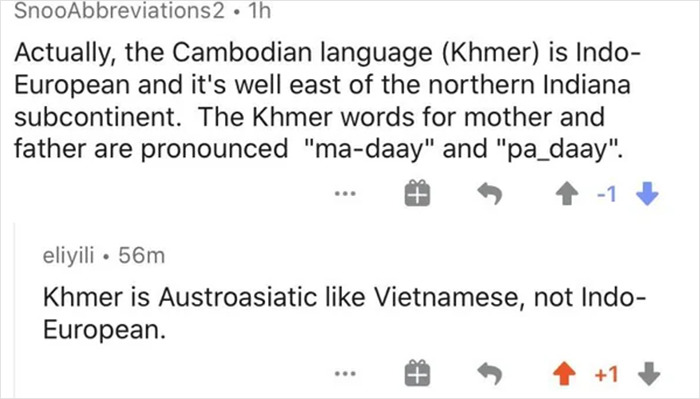 Khmer Is Indo-European