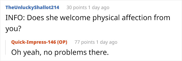 "Am I The Jerk For Hugging My Brother In Front Of My Wife, Despite Knowing That Makes My Wife Uncomfortable?"