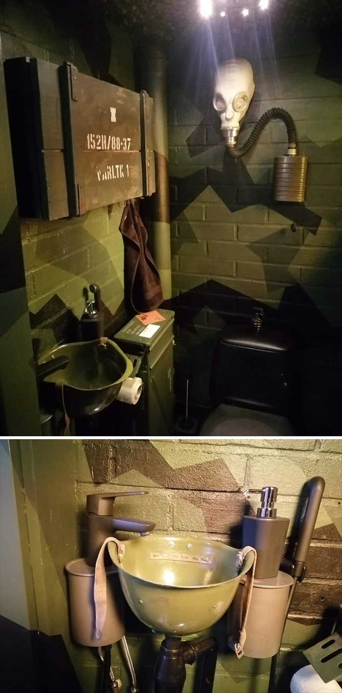 All The Items Are Authentic Only Maps In The Floor Are Copies Of Original Army Maps