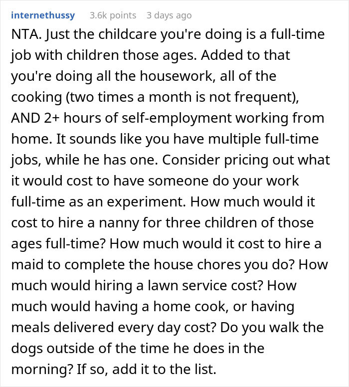Husband Doesn't Want His Wife To Go On A Birthday Vacation Alone, Calls Her "Selfish" For Wanting Him To Stay With The Kids