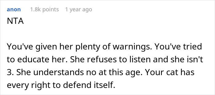 Aunt Tells 9-Year-Old She Deserves To Be Scratched For The Way She Treated Her Pet