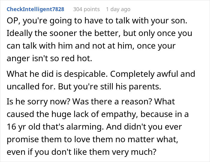 "I Don't Think Our Relationship Can Recover From This": Mom Sends Son Away After He Exposes Sister's Secret To Entire School "I Don't Think Our Relationship Can Recover From This": Mom Sends Son Away After He Exposes Sister's Secret To Entire School