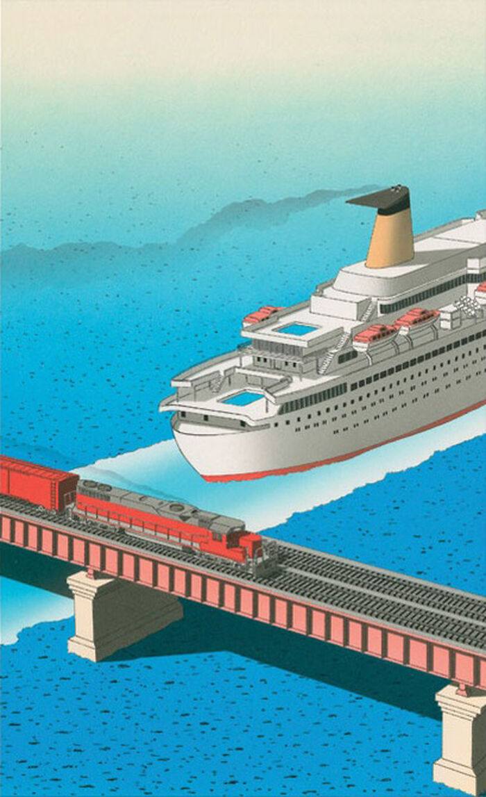 Meet Guy Billout's Brilliantly Ironic Illustrations That Transform The Ordinary Into The Extraordinary (New Pics)