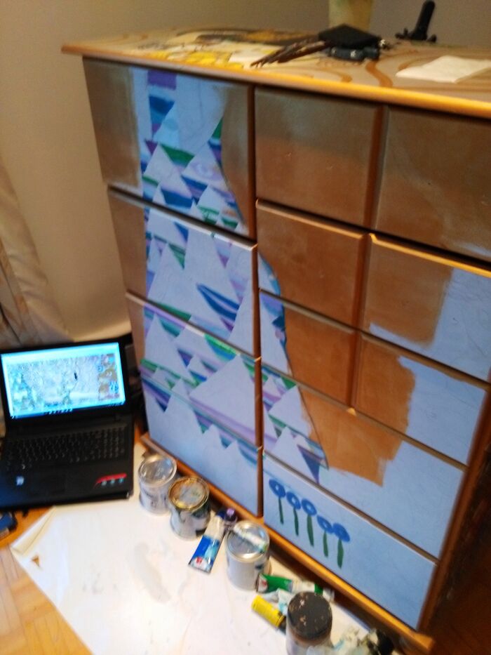 I Tried To Upcycle An Old Dresser To Earn Money And Failed Miserably