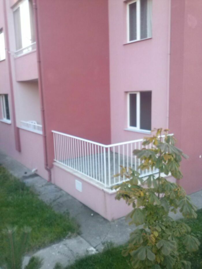 There's No Entrance To The Balcony Except For That Little Window